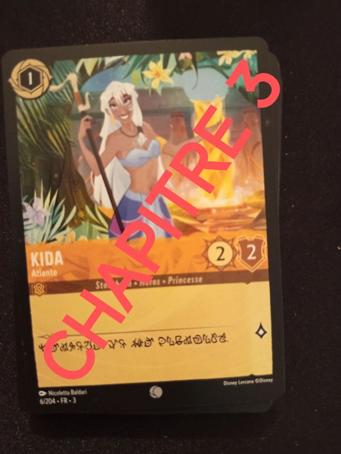Lot cartes disney lorcana chapitre 3