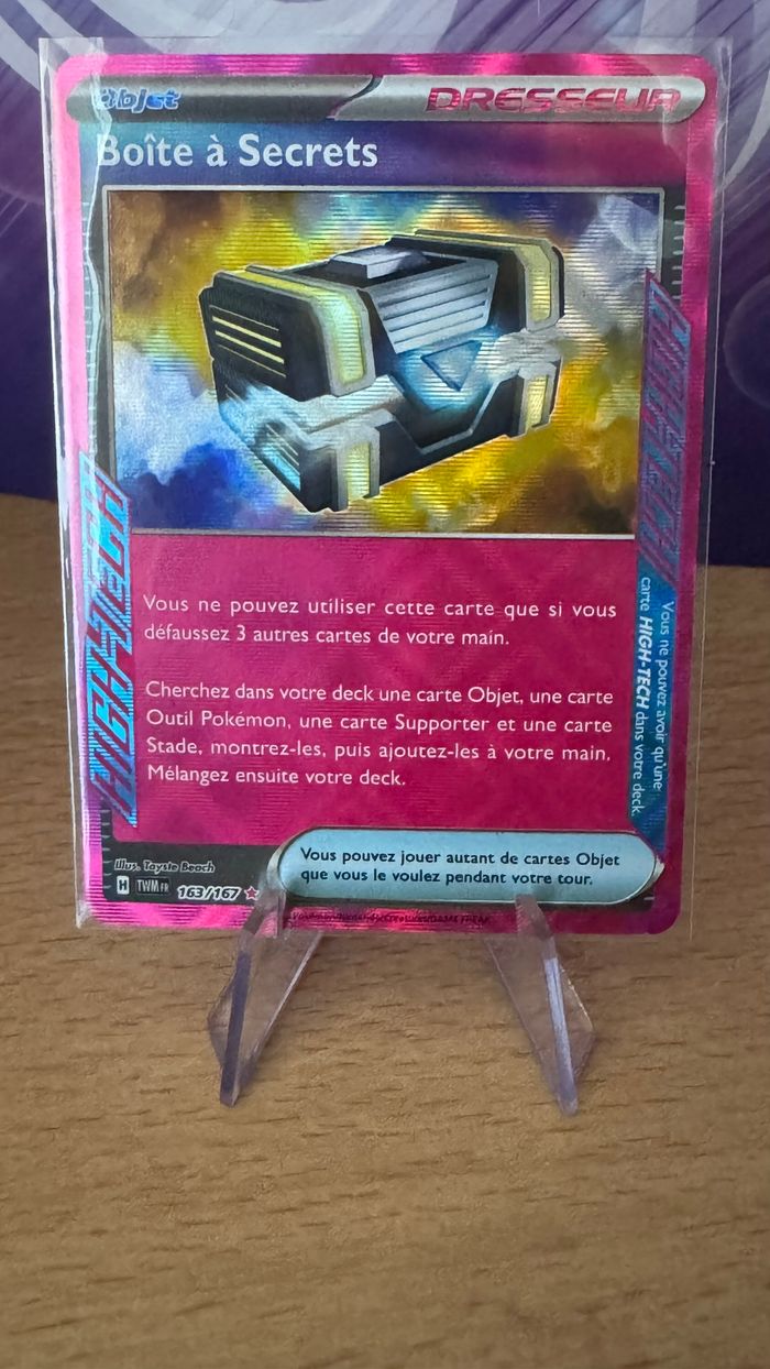 boîte a secrets 163/167