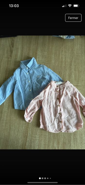 Chemise bébé garçon