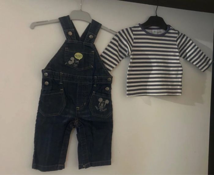 Ensemble t-shirt salopette