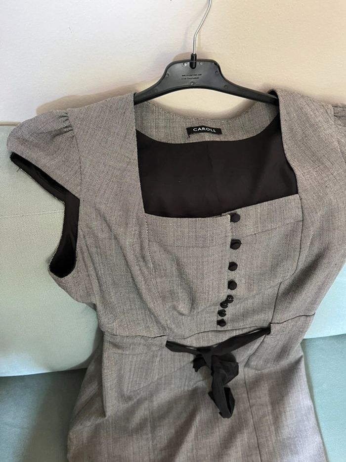 Robe d’été Grise Caroll - photo numéro 9