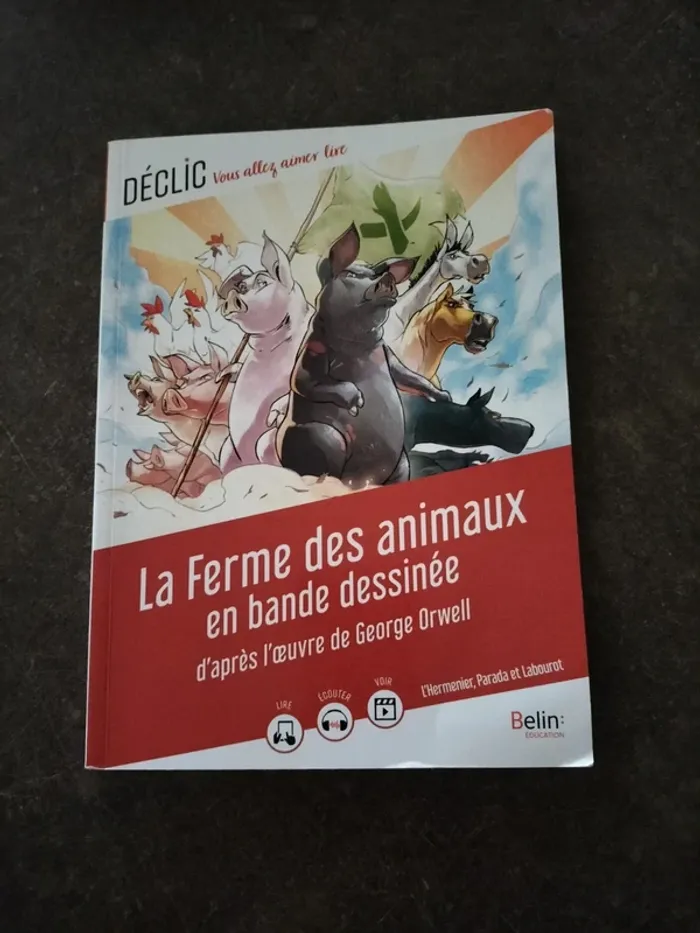 Livre scolaire La ferme des animaux