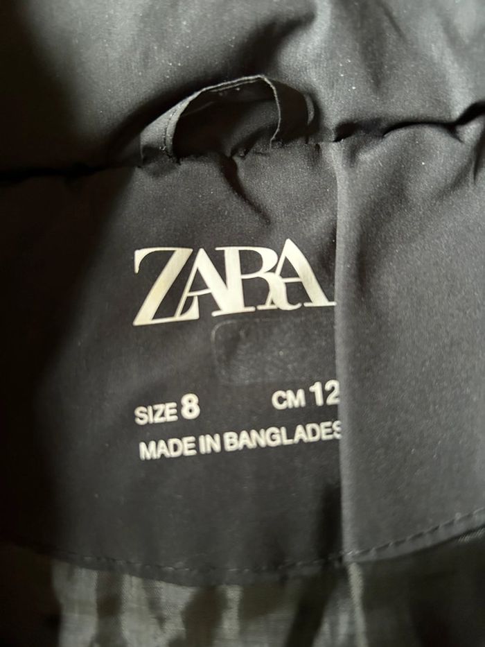 Blouson noir 8 ans garçon Zara - photo numéro 3