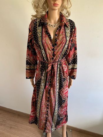 Robe longue neuve en soie Trebol taille S