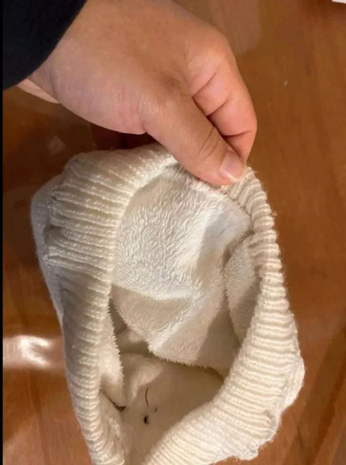 Bonnet écru bébé avec pompon – Sergent-Major - photo numéro 4