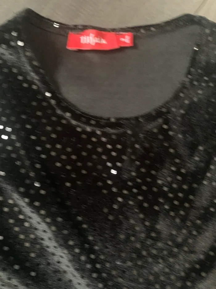 Robe noire brillante 3 ans tissaia - photo numéro 2