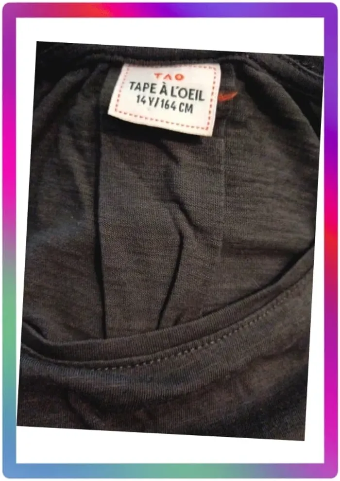 Tee shirt 14 ans/XS Tape à l'oeil - photo numéro 3