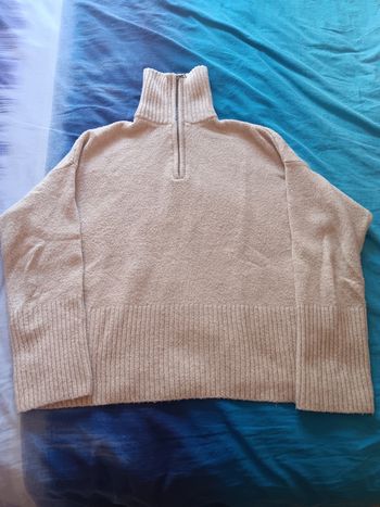 Pull col roulé