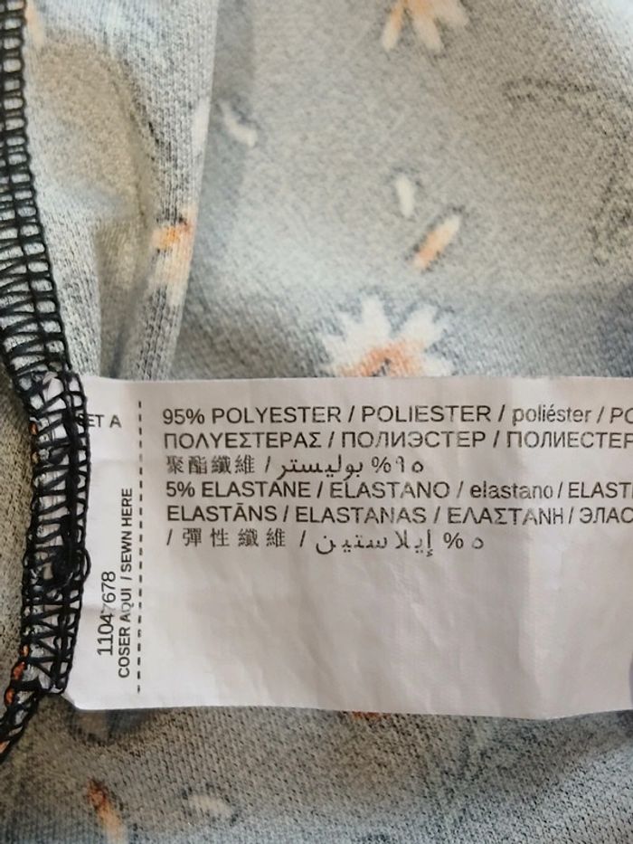 Robe Mango XS Noire fleurie - photo numéro 9