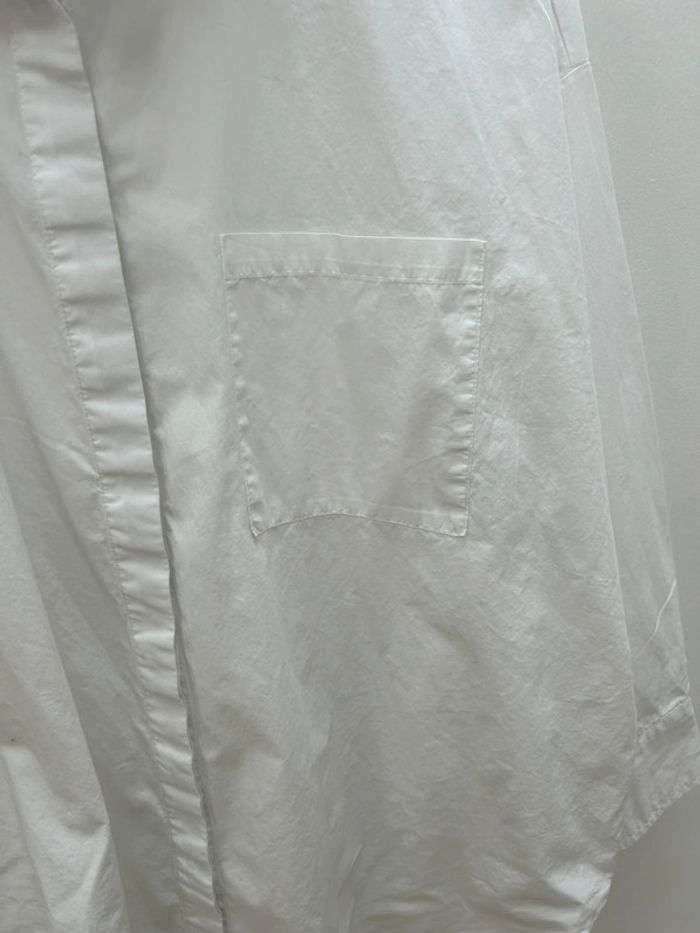 Chemise femme gemo blanche coton taille 40 été manches 3/4 - photo numéro 3