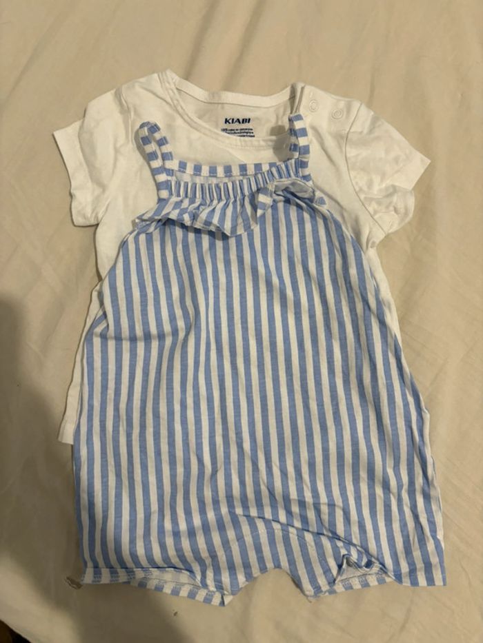 Ensemble tee-shirt, barboteuse