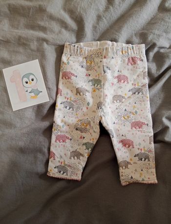Pantalon "ours" _ 1 mois