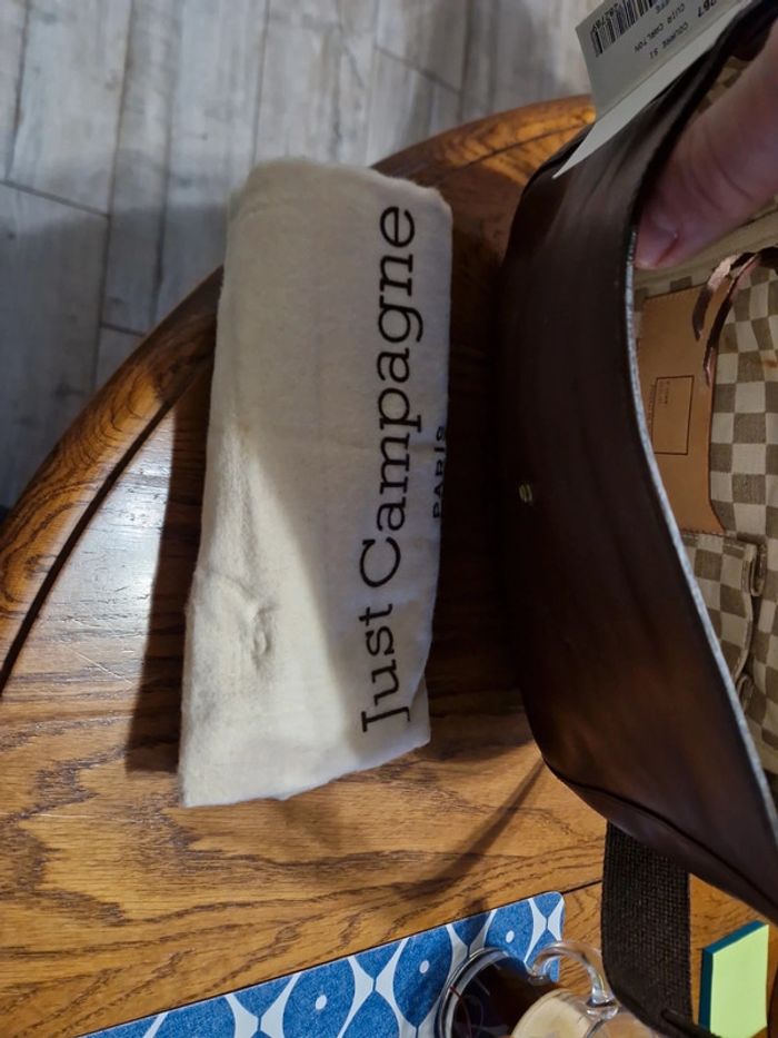Sac bandoulière cuir Carlton Just Campagne neuf - photo numéro 10