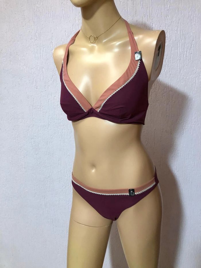 Bikini 2 pièces Mauve Etam - n e u f
