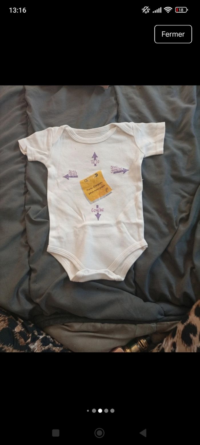 Lot bodies manche courte - photo numéro 4