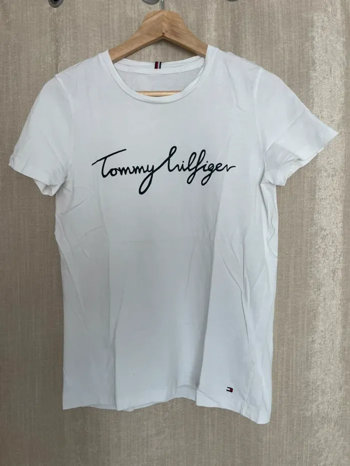 T-shirt Tommy Hilfiger blanc