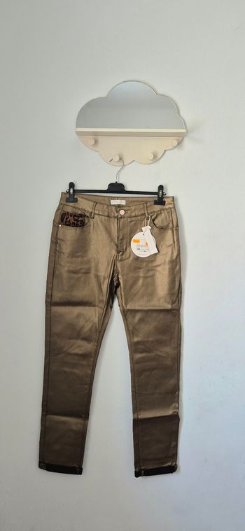 Pantalon en simili cuir * Maison Onado *