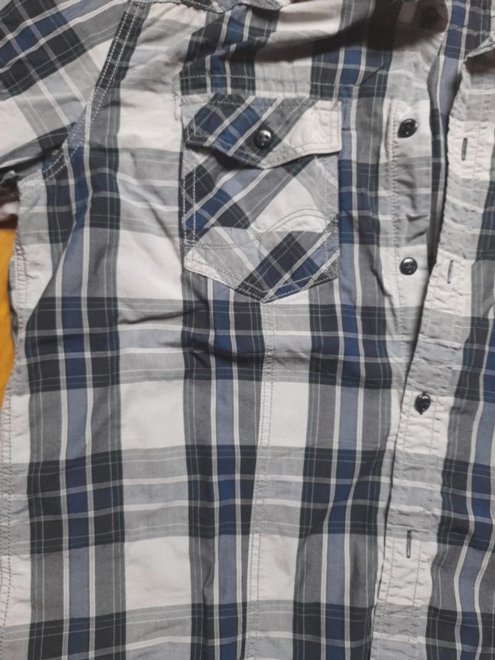 Chemise à carreaux manches courtes - photo numéro 5