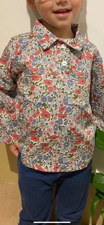Chemise vareuse liberty 4 ans