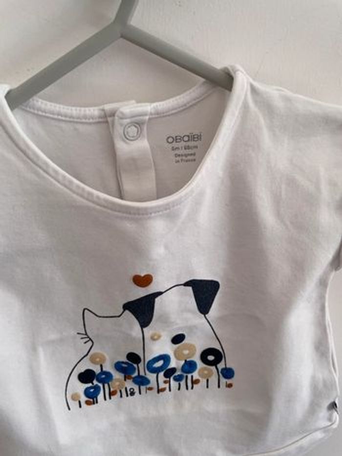 T-shirt taille 6 mois - photo numéro 2