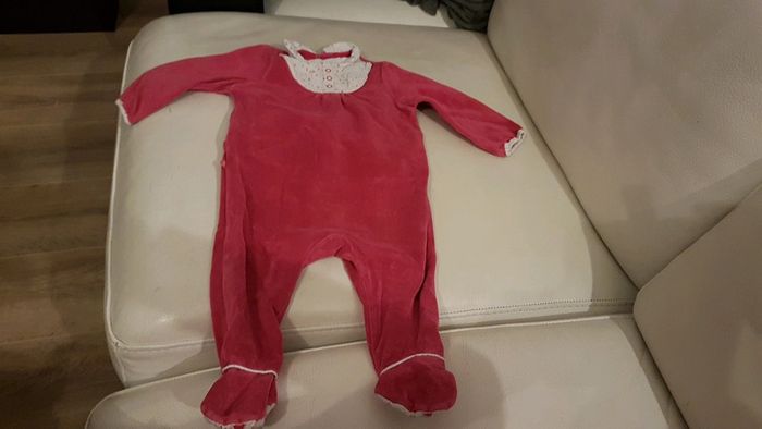 Pyjama velours 12m