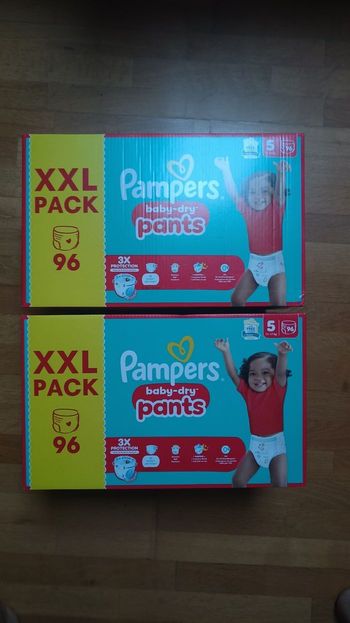 2 xxl packs Pampers baby dry pants taille 5