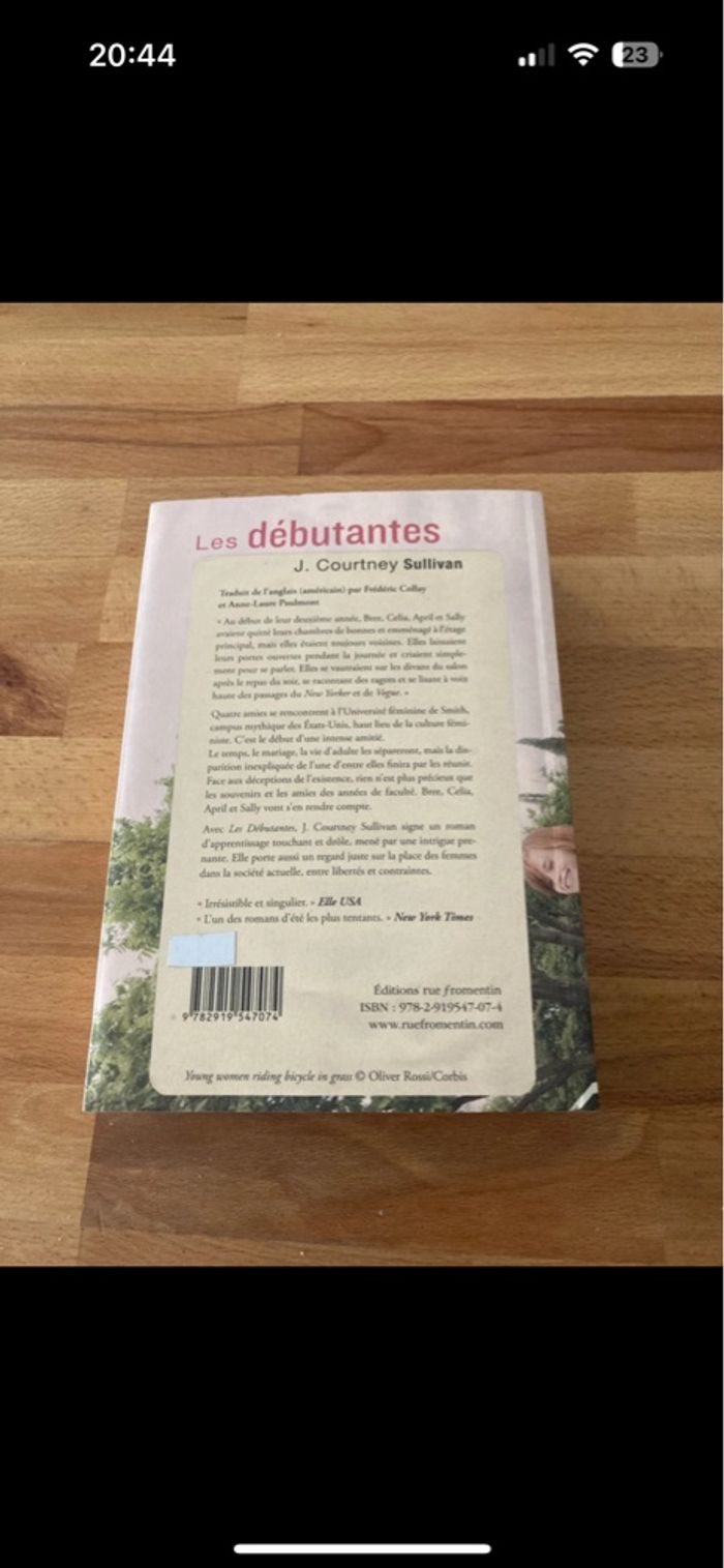 Livre Les Débutantes de Courtney Sullivan - photo numéro 2