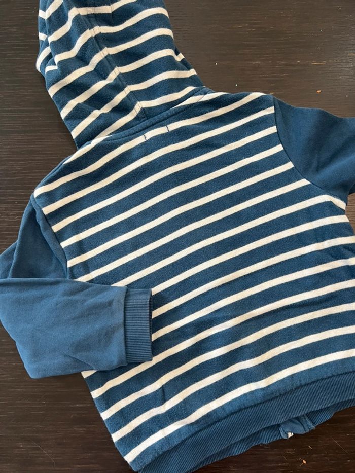 Lot de 2 sweats zippes en coton - 3 ans - photo numéro 6