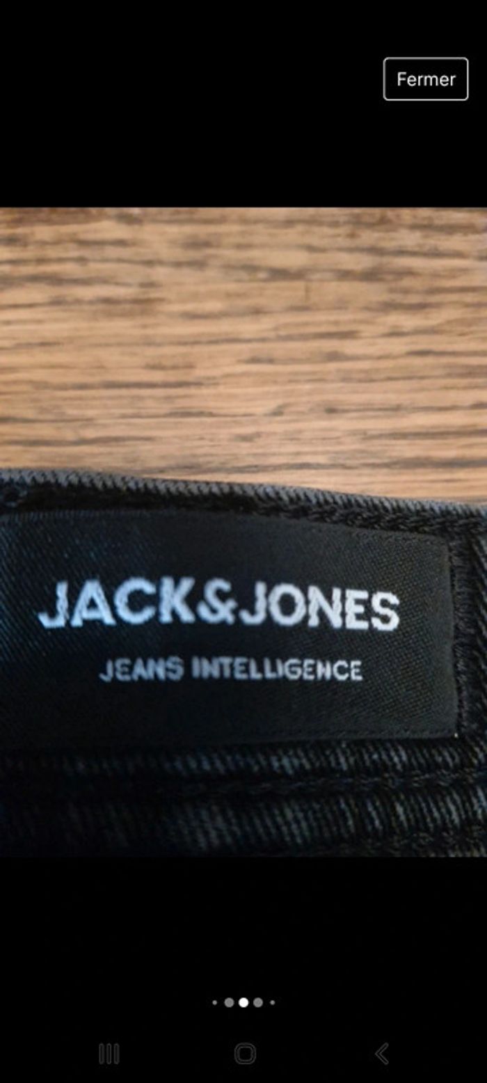 Jeans homme 29/34 Jack&Jones skinny Liam - photo numéro 13