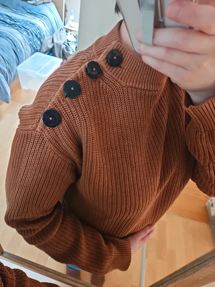 Pull caramel M Petit bateau - photo numéro 2