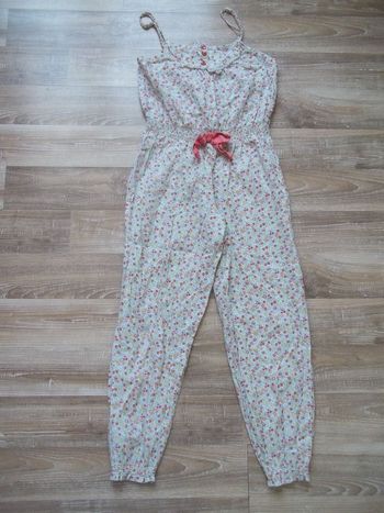 Combi fleurie Lisa Rose 10 ans (Combi1)