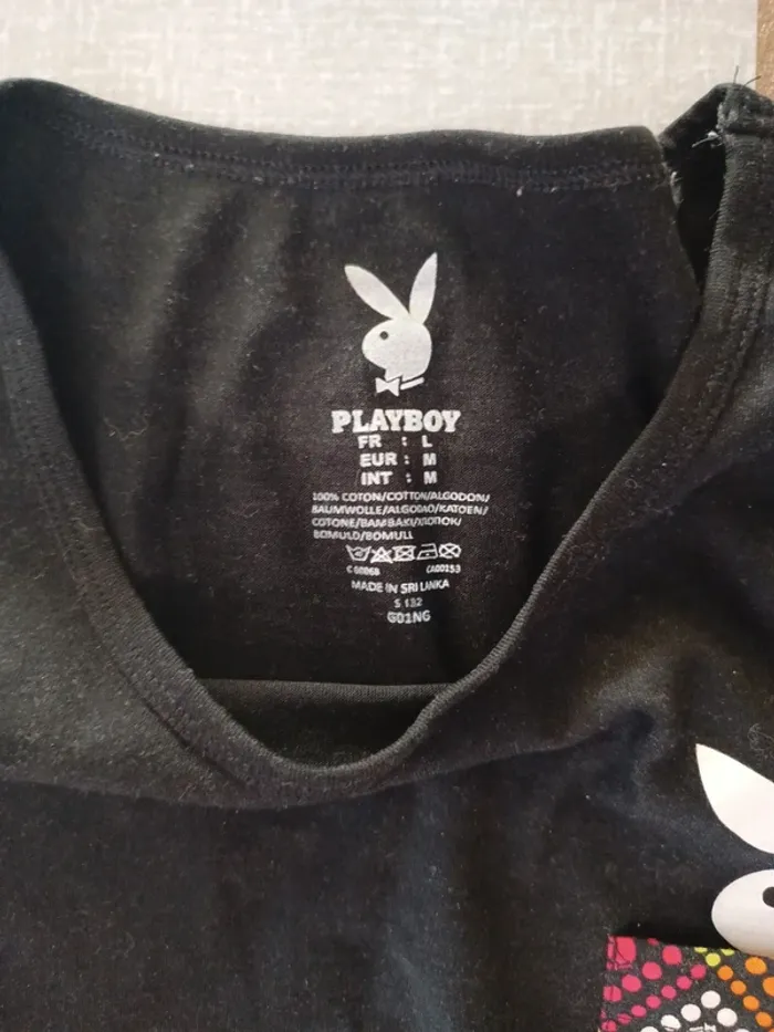 Haut pyjama playboy - photo numéro 3