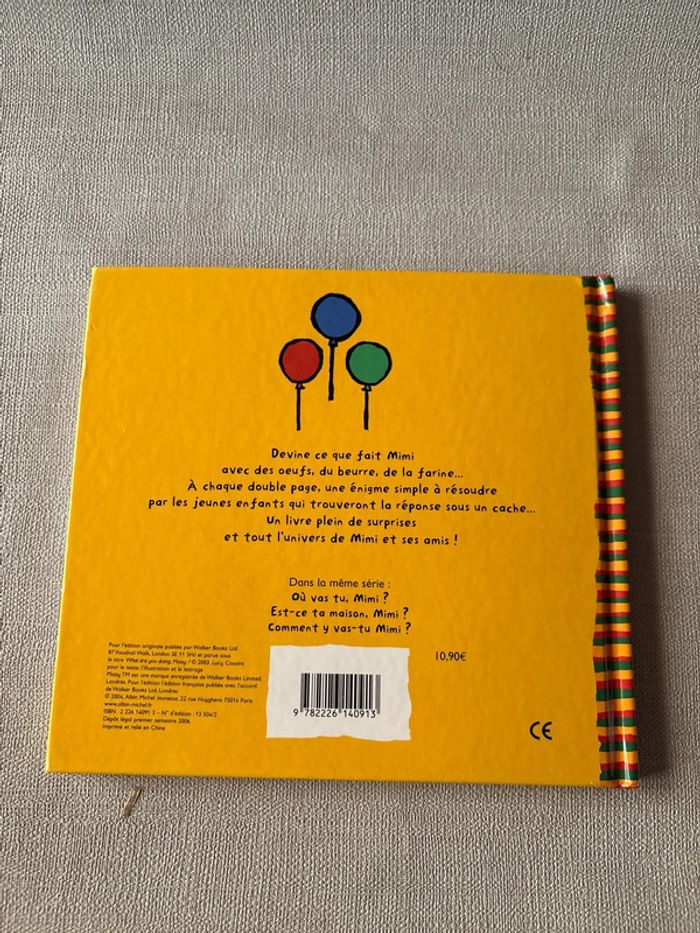 Livre enfant Que fais-tu Mimi ? Lucy Cousins , Éveil Bébé / Premières lectures - photo numéro 2