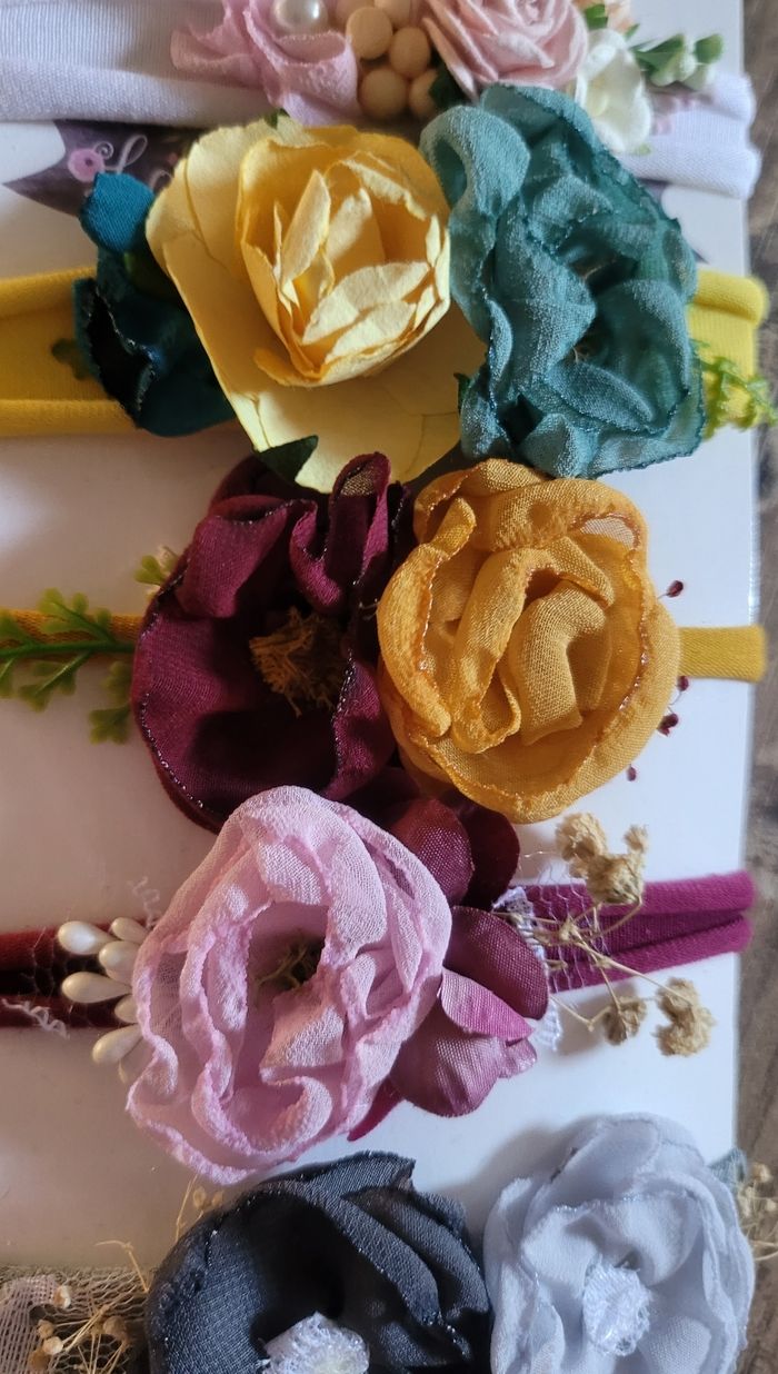 Headband bandeaux  nouveau né - photo numéro 4
