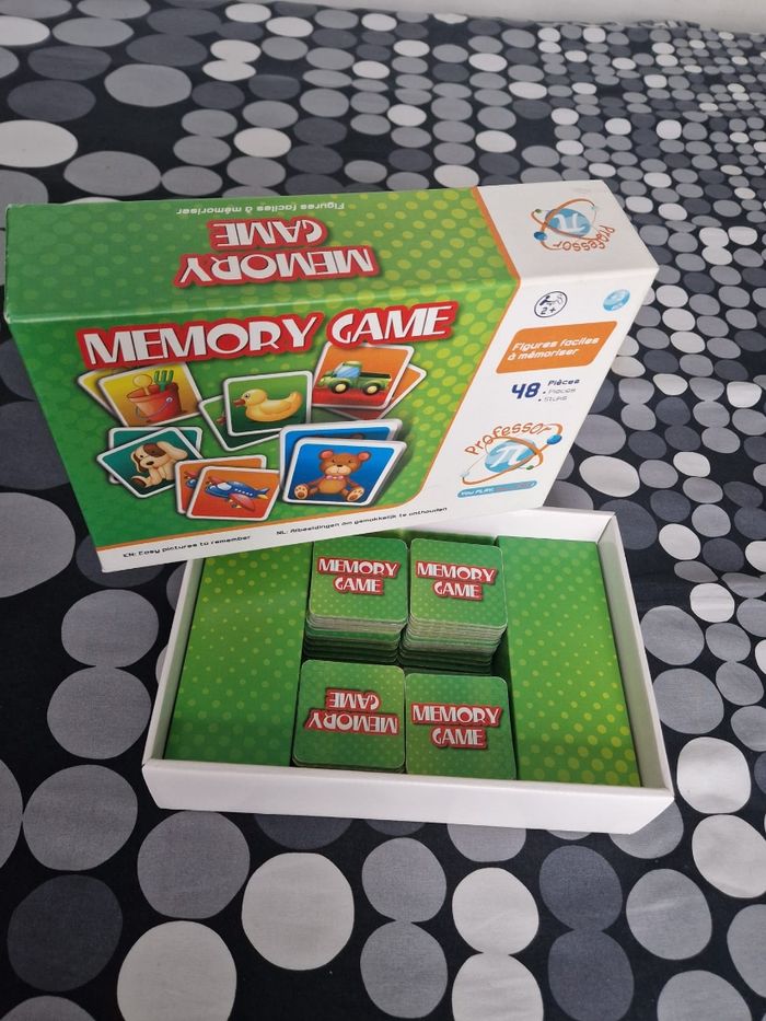 🧠 Jeu de mémoire "Memory Game" – 48 pièces – Professor Pi 🎲 - photo numéro 2