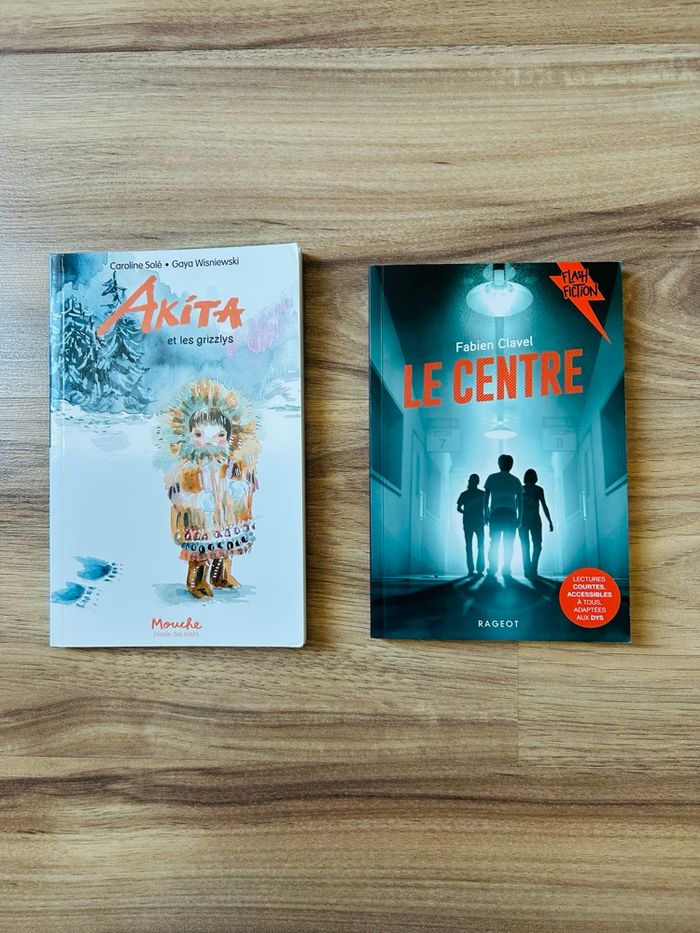Lot de 2 Livres Jeunesse Akita et Le Centre - photo numéro 1