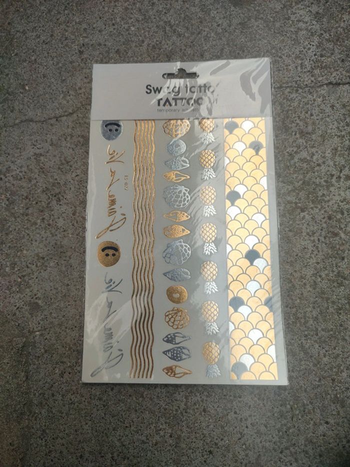 Tatouage plaquette temporaire