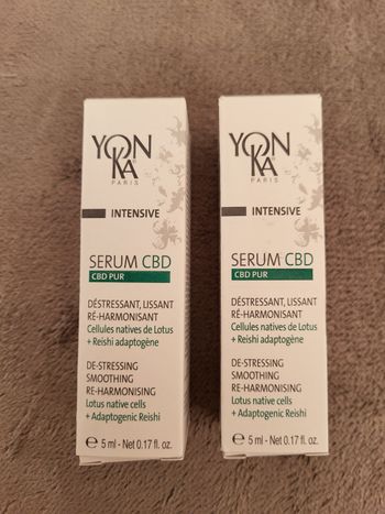 Lot serum nuit visage au CBD