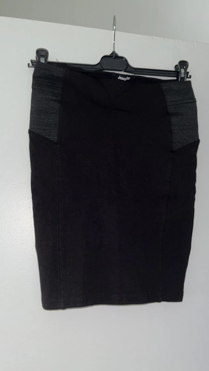 Jupe crayon moulante noir Jennifer