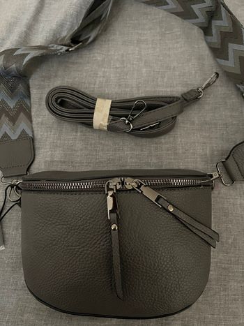 Sac banane gris