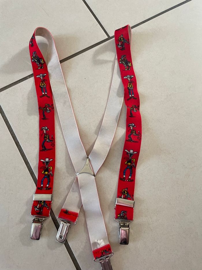 Bretelle vintage lucky luke