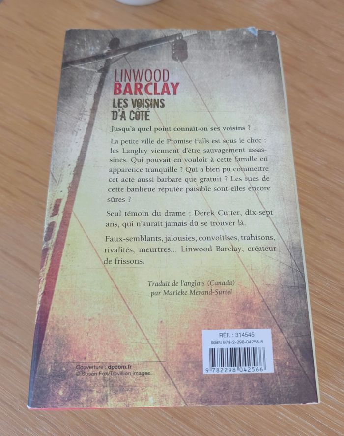 📚 Les voisins d'à côté - Linwood Barclay 📚 - photo numéro 2