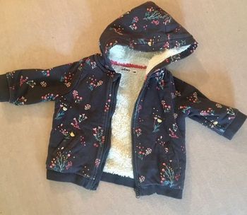 Gilet fourrure à zip Gemo 6 mois