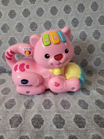 1, 2, 3 p'tit chat rose - jouet interactif