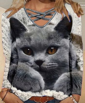 Tunique chat taille 44 46 