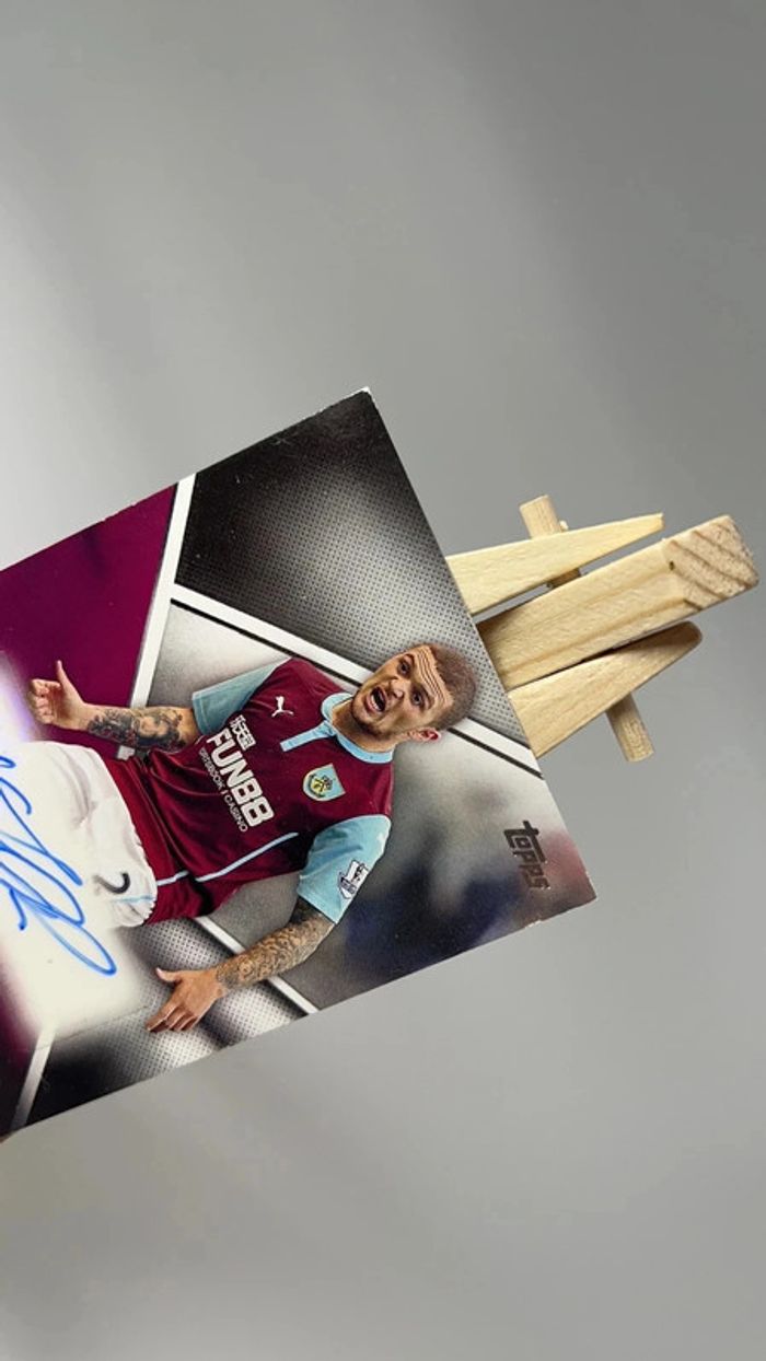 2014 Topps Premier League Gold Kieran trippier base set autographes Bur - photo numéro 3