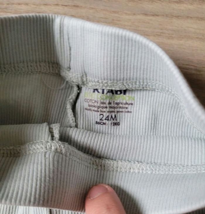 Lot de 2 leggings taille 24 mois - photo numéro 3