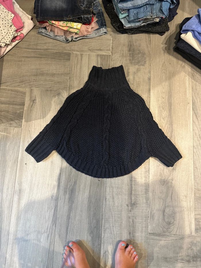 Pull col roulé