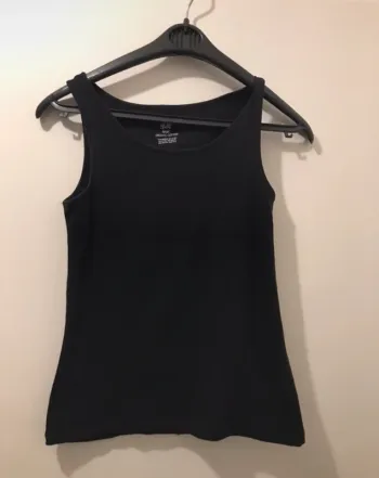 Débardeur Marcel unisexe H&M noir taille 12ans