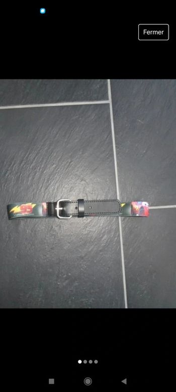 Jolie ceinture garçon "cars" neuve